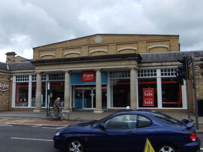 The front of an Argos shop on a high street in Lincoln